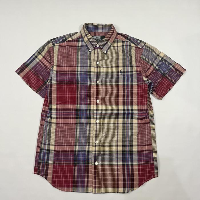 Polo Ralph Lauren Gingham Madras Button Down Shirt no Muji Uniqlo U Carhartt Dickies Supreme Stussy 