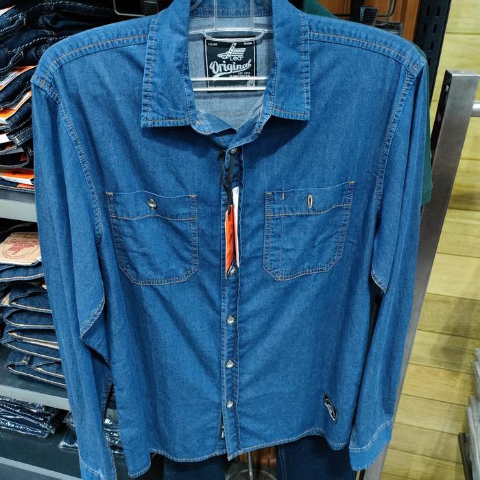 Kemeja Jeans Lea 206 8611 Original