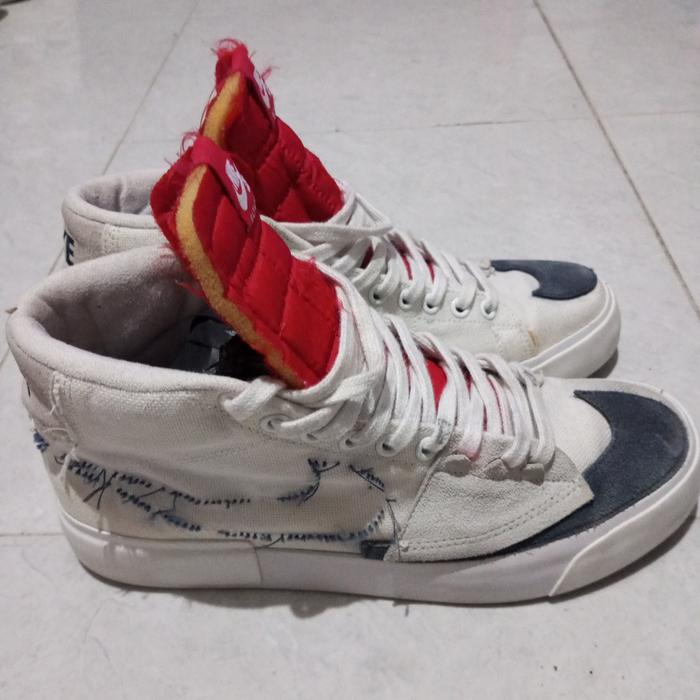 Sepatu Branded Nike Blazer Mid Edge Size 41 (Second)
