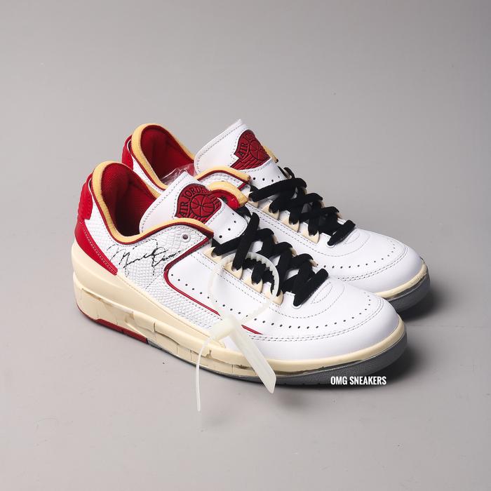 Jordan 2 Retro Low SP White Red x Off-White - BNIB Original 100%