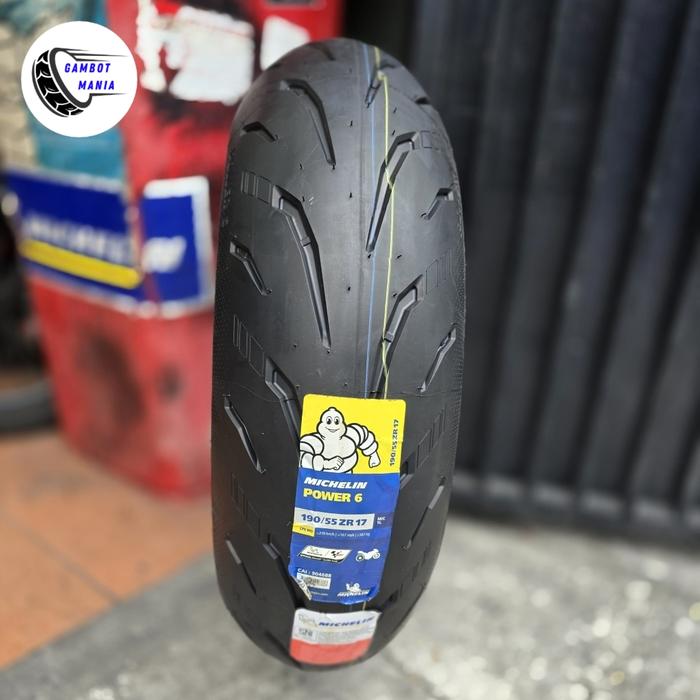 BAN MICHELIN POWER 6 190/55 R17 TERBARU IMPORT TUBLES r