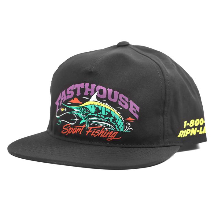 Panama Snapback Hat - Black