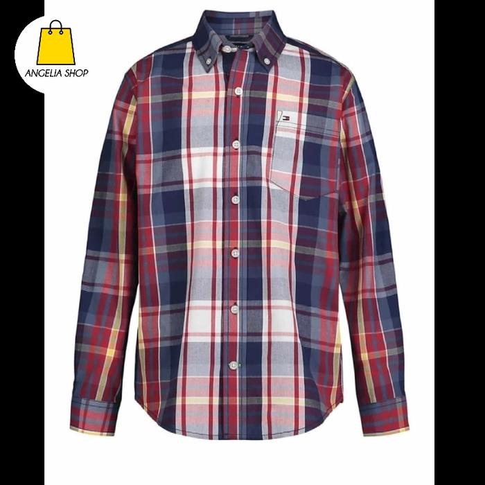862. (Preloved) TOMMY HILFIGER KEMEJA Wanita AUTHENTIC - XL
