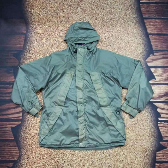 Jaket Parka Pria Hangat Hijau/Olive GLOBAL WORK Size M
