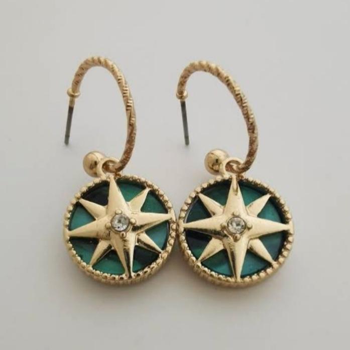 SHINJUKU STAR ROYAL GREEN EARRINGS
