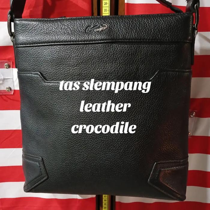 Tas slempang crocodile original leather