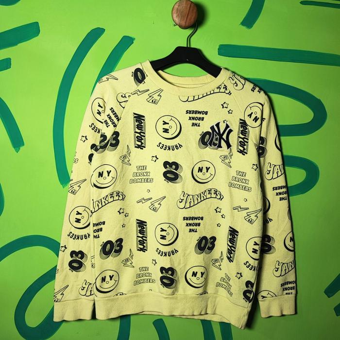 Sweater Crewneck - YANKEES MLB NY - Limited Premium - Original Brand Thrift - Baseball / Skateboard 