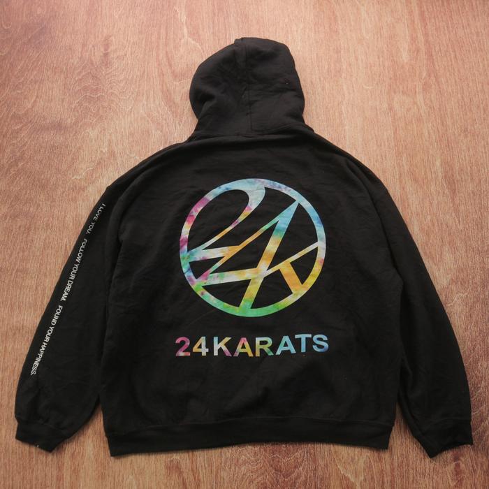 Hoodie 24 Karats Hitam Big Logo