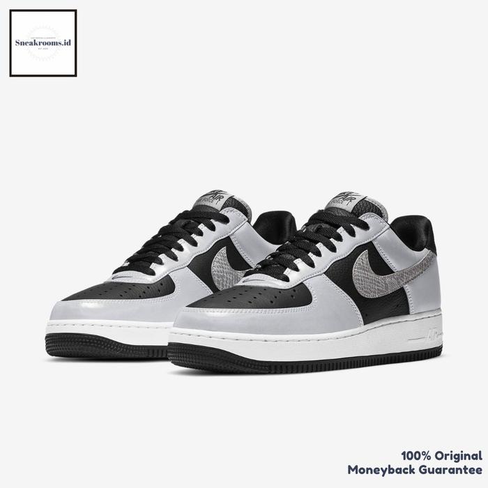 Nike Air Force 1 Low 3M Snake Silver Original Resmi (100% Authentic)