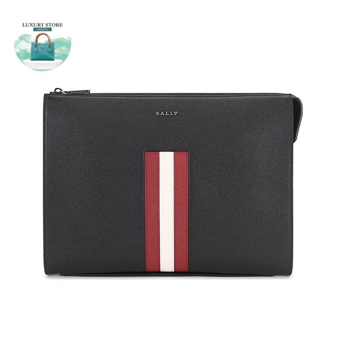 [LUXURY] Bally Enzon Leather Portofolio Clutch Bag