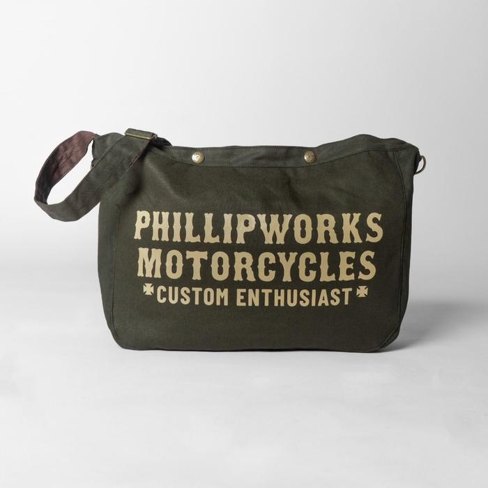 PHILLIP WORKS WAIST BAG OLIVE MESSENGER | TAS SELEMPANG ORIGINAL PW
