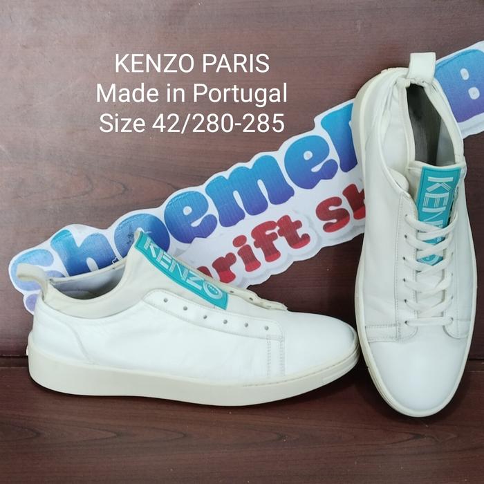 KENZO PARIS SLIPON, MADE IN PORTUGAL, SIZE 42, INSOLE 280-285 (SECOND)