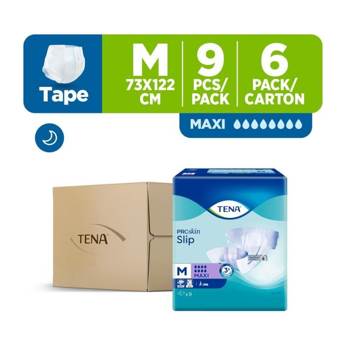 TENA PROskin Slip Maxi Adult Diapers M - Case 6 x 9s