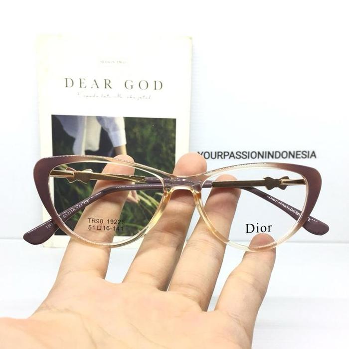Kacamata Baca Wanita 19226 +1.00 sd +3.00 Model Cat Eye Korea Kacamata