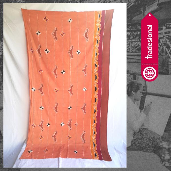 Kain batik tulis asli motif Siger khas lampung