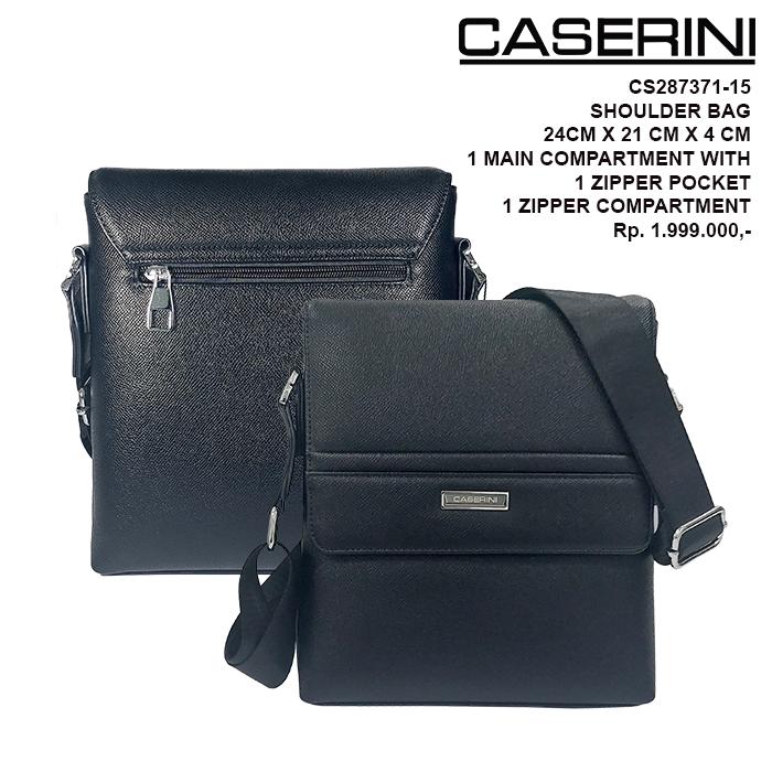 Caserini Shoulder Bag, Tas Selempang Kulit CS287371-372-373