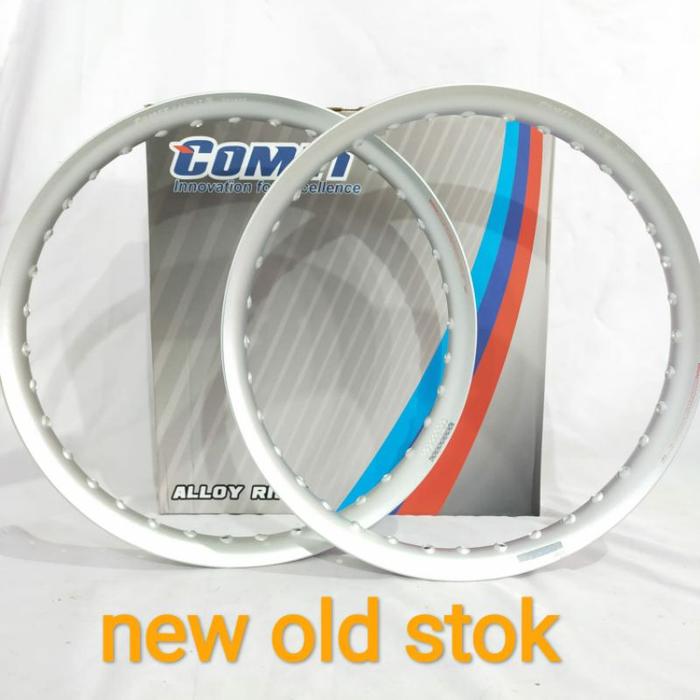 Velg Comet U Shape 140 x 17, 160 x 17 Silver dan Hitam / Rim COMET Setengah Lingkaran Ring 17