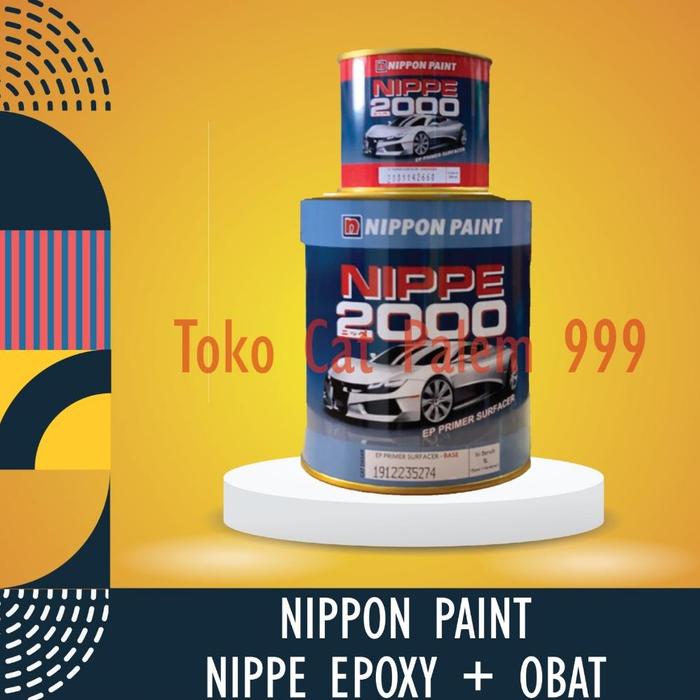 NIPPE EPOXY 2000 EPOXY PRIMER SURFACER ABU-ABU /PUTIH 1 LITER