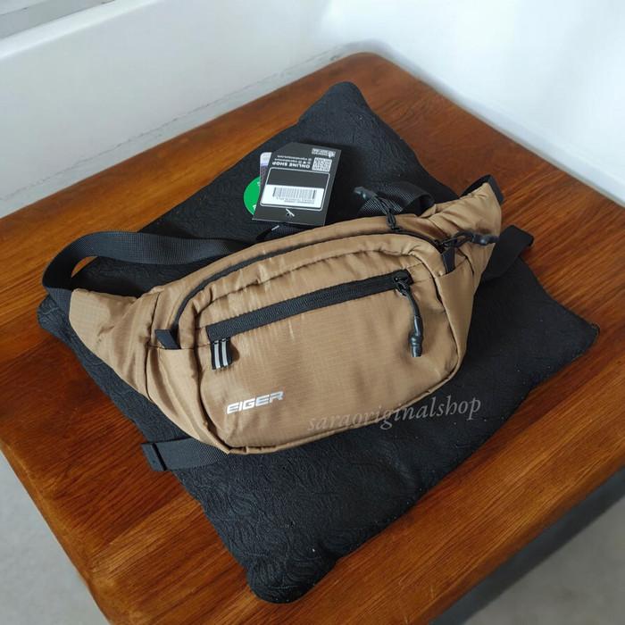 Eiger Iridium 2L Foldable WB Tas Selempang Original Brown
