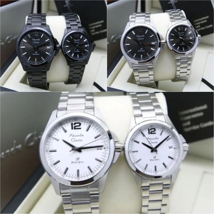 jam tangan couple alexandre christie AC1025 AC 1025 original
