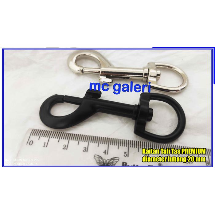 Kaitan Tali Besar & Kuat panjang 8 cm - Pengait Besi Premium - Kait Besi - Kait Tas Kew Kew - POPULE