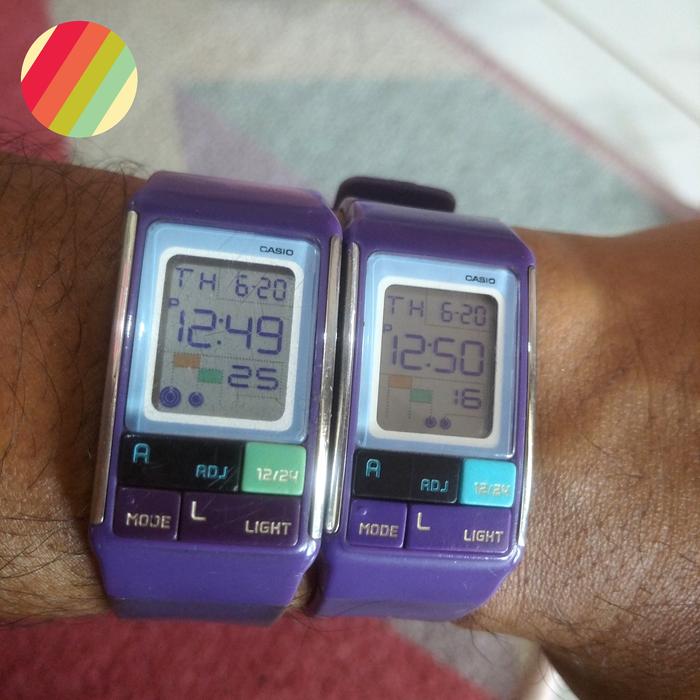 CASIO LDF-52 UNISEX PURPLE-BLUE