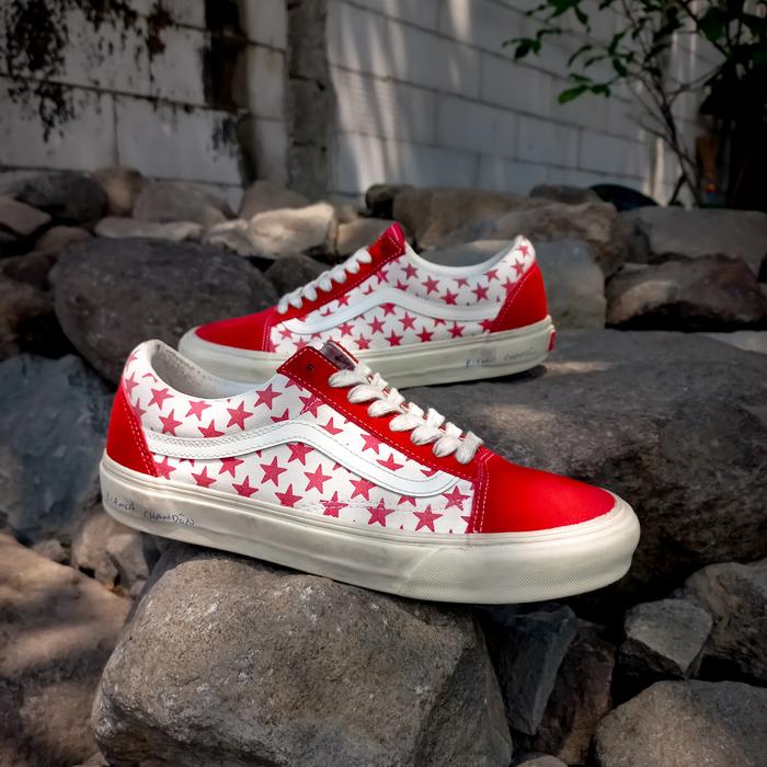 Vans Vault x Bianca Chandon Old Skool Vlt Lx (Stressed Red)