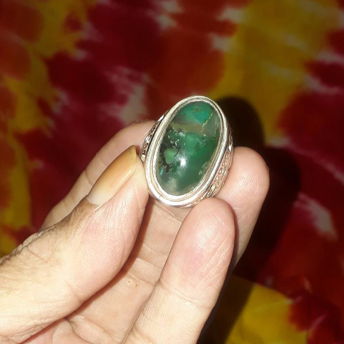 cincin Batu garut ijo marsihh perak
