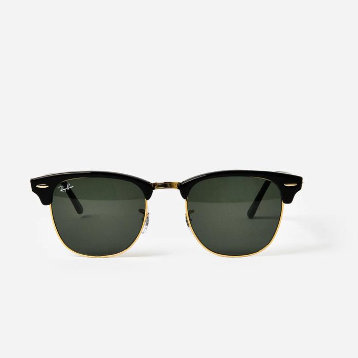Kacamata Rayban Clubmaster RB3016 W0365 Gold Black Original