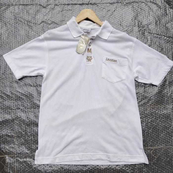 polo shirt MCM Legere kaos polo MCM Legere kaos kerah MCM Legere BNWT