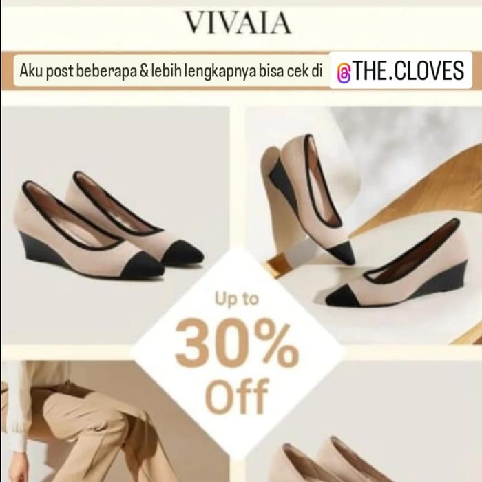 [BIG SALE] VIVAIA Flat Shoes/ Heels/ Booth/ Accessories - 100% Original (BACA DESKRIPSI)