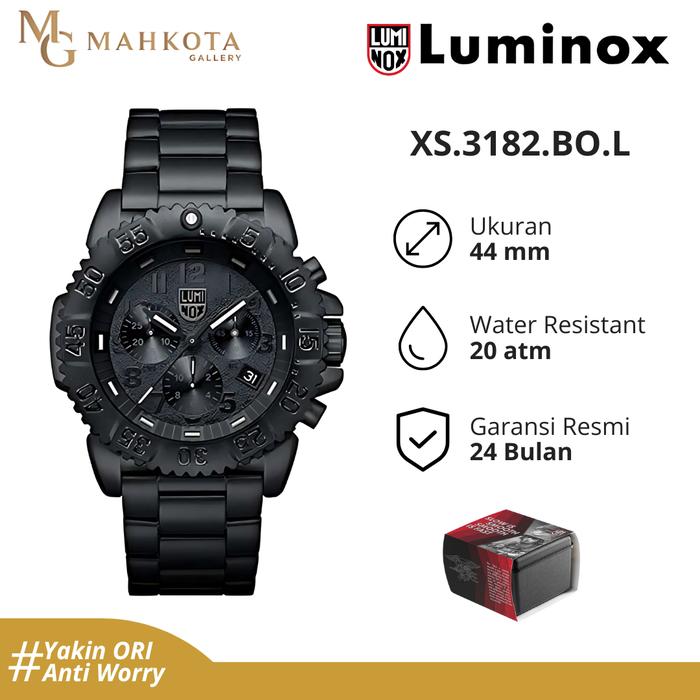 Luminox XS.3182.BO.L Navy Seal Steel Jam Tangan Pria Original