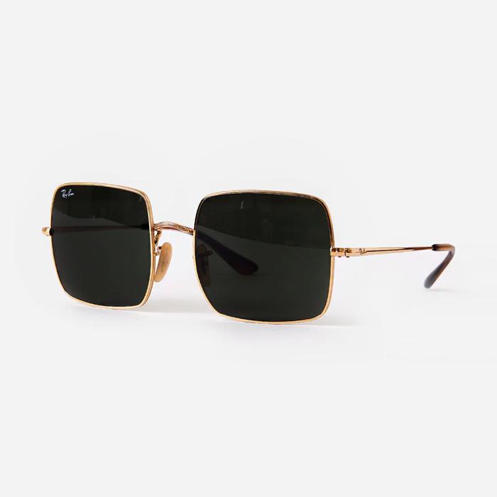 KACAMATA RAYBAN SQUARE RB1971 CLASSIC SUNGLASSES - GOLD FRAME ORIGINAL