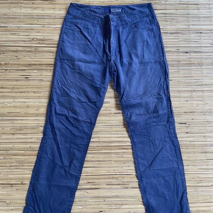 Celana Panjang Guess Chino Cino Pants Biru Tua Navy Second