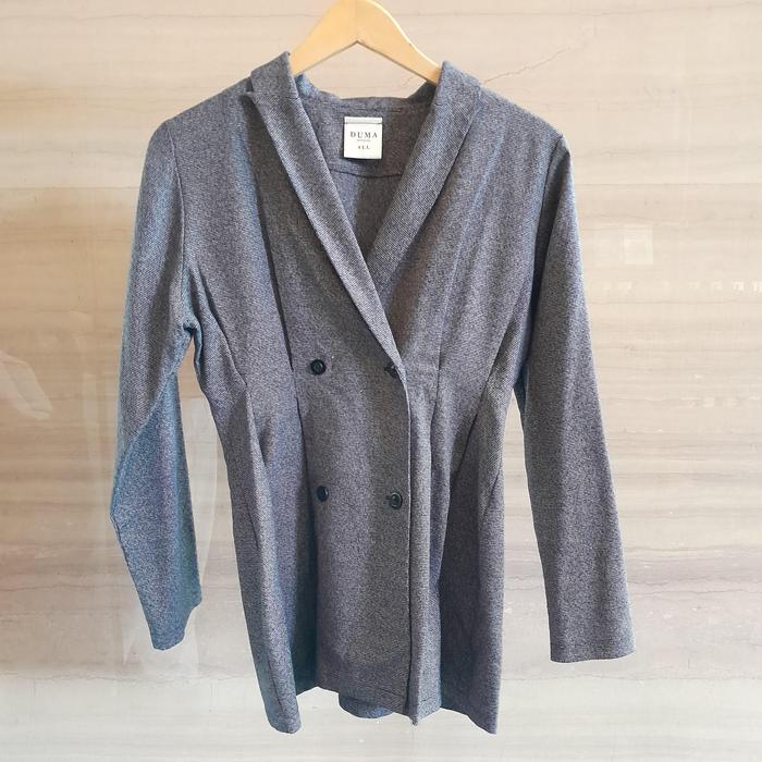 Duma Oversized Blazer Abu-abu