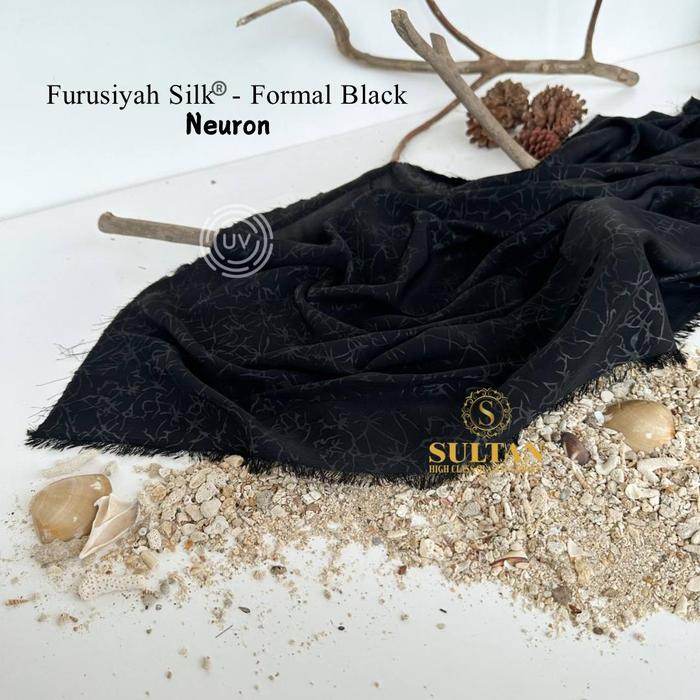 KAIN ABAYA SULTAN FURSAN SILK / FURUSIYAH SILK EMBOSS NEURON