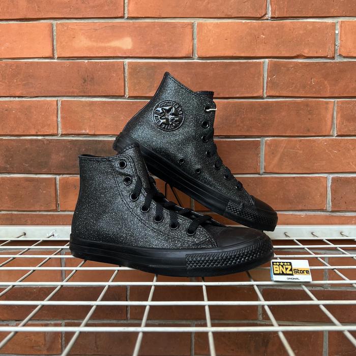 Converse CTAS Sparkle Party Women Sneakers-Black/Black/Egret