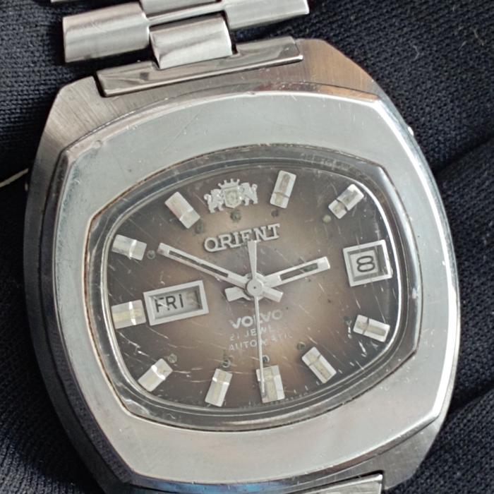 JAM TANGAN ORIENT VOLVO AUTOMATIC ORIGINAL second