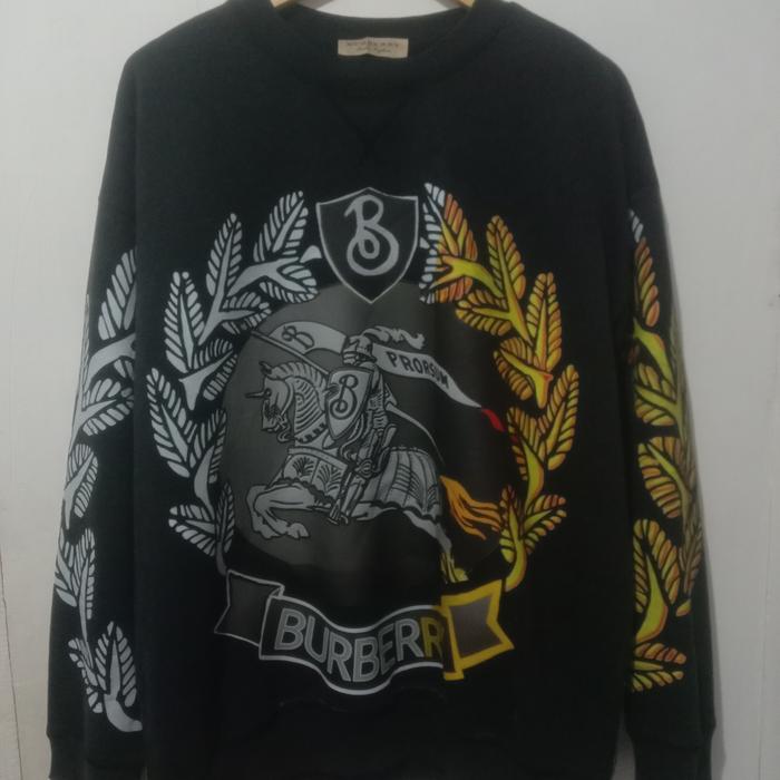 Burberry big logo crewneck
