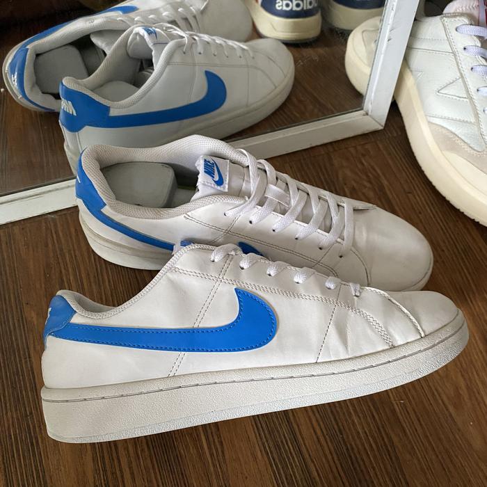 Nike court royale 2 white blue casual original murah - sneakers second market