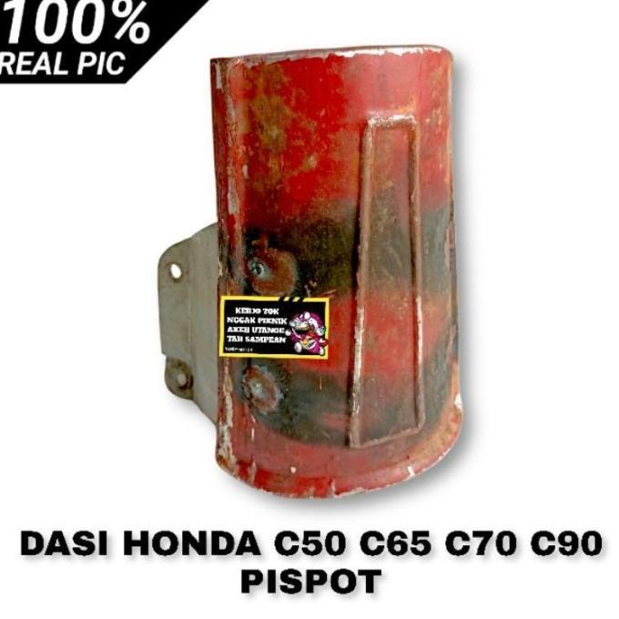 PANEL DASI DADA HONDA C50 C65 C70 C90 PISPOT SET EMBLEM STENLIS