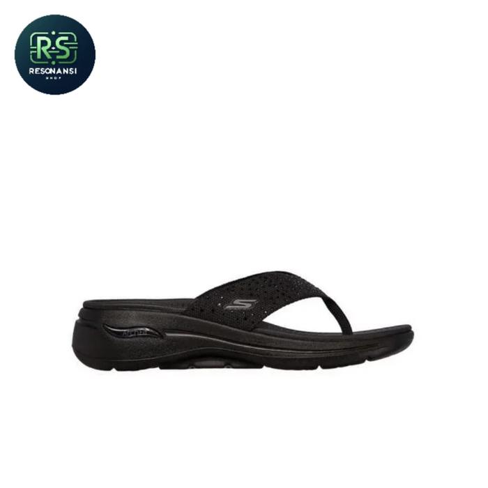 SANDAL WANITA TERBARU SKECHERS ORIGINAL GO WALK ARCH FIT HITAM EMPUK (5)