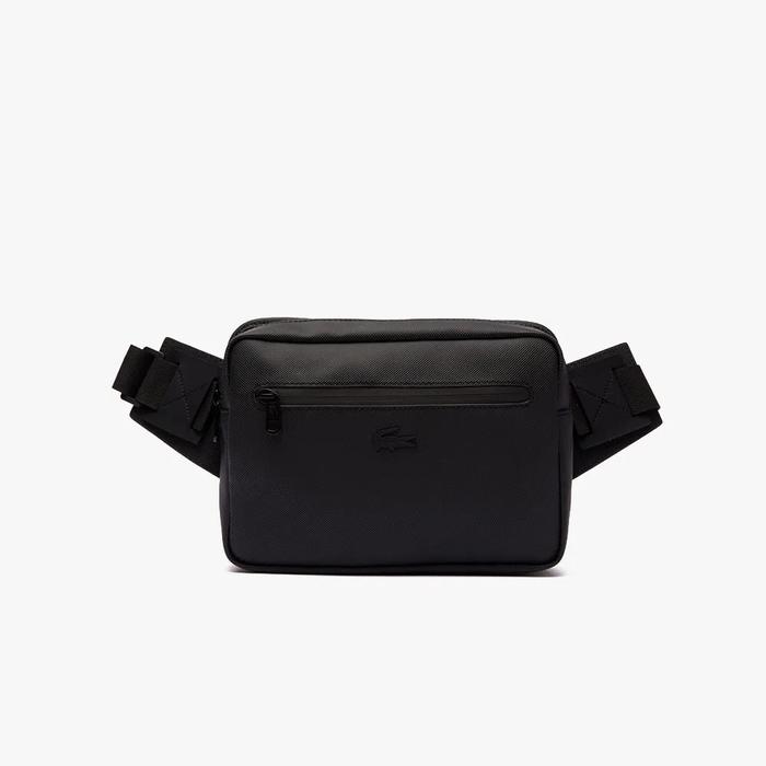 LACOSTE Pique Cross Body Bag (Original) Crossbody Bag Pria - Black