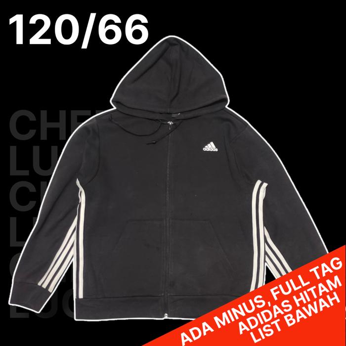 Hoodie Hitam Adidas Ori/Hoodie Hitam Adidas Original/HD Hitam, Bekas