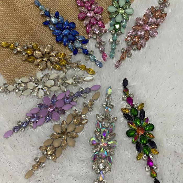 NEW !! Anna Belt Crystal Payet Sabuk Premium Payet Pinggang Kristal Rangkai