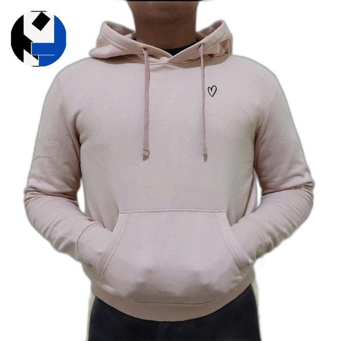 DIVIDED H&M BASIC HOODIE WOMAN PINK Original