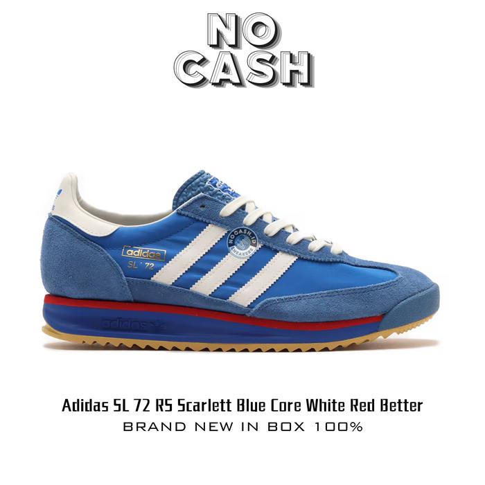 Adidas Original SL 72 RS Scarlett Blue Core White Red Better / Brand New In Box 100% Ori