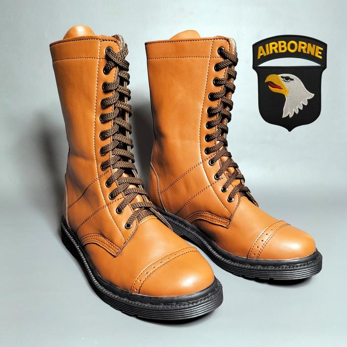 Sepatu Jump Boots US Army Airborne WW2 Kulit