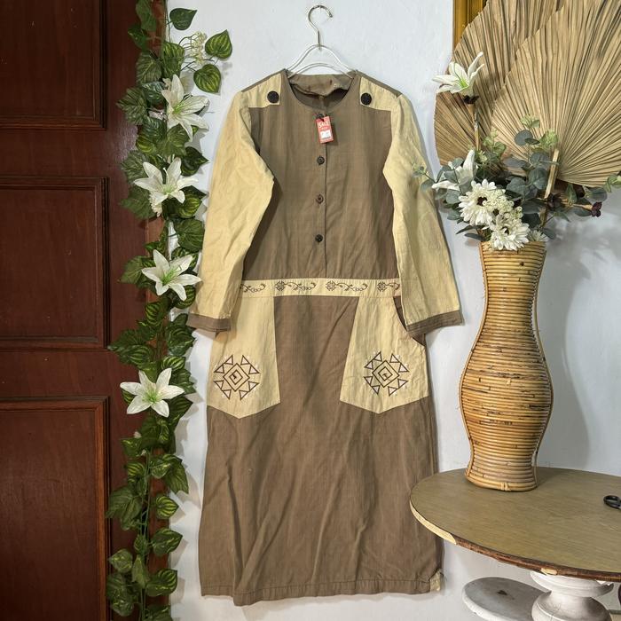 Gamis Small Brown Two tone