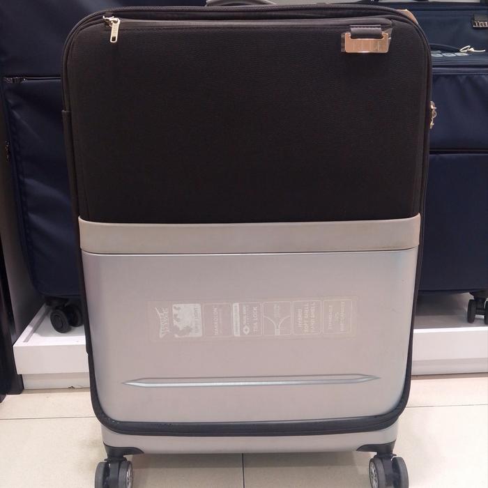 koper hardcase Elle original authentic 26 inch bukaan depan